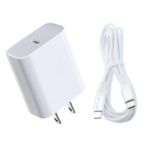 PD Type-C 18W Fast Home Charger for Google Pixel 8/Pro - 6ft USB-C Cable Quick Power Adapter Travel