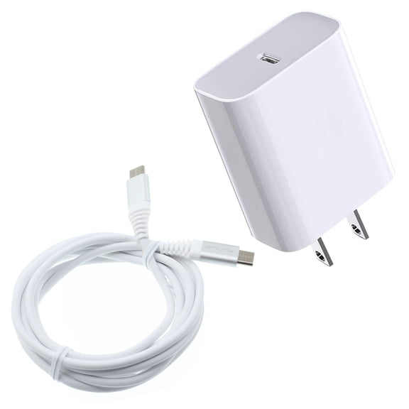 PD Type-C 18W Fast Home Charger for Nokia C110/C210/C100 - 6ft USB-C Cable Quick Power Adapter Travel