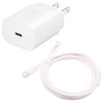 thumbnail image 1 of PD Type-C 25W Fast Home Charger for Google Pixel 6 and 6 Pro Phones - 10ft USB-C Cable Quick Power Adapter Travel Wall N2K Compatible With Google Pixel 6/Pro Models, 1 of 8