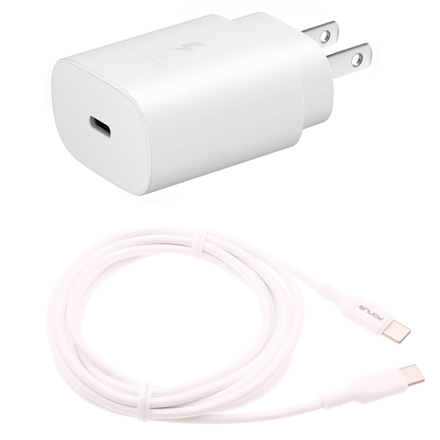 PD Type-C 25W Fast Home Charger for Motorola Edge / Edge Plus (2022) Phones - 6ft USB-C Cable Quick Power Adapter Travel for Motorola Edge / Edge+ (2022) Models