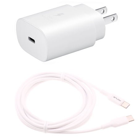 PD Type-C 25W Fast Home Charger for Motorola Edge / Edge Plus (2022) Phones - 6ft USB-C Cable Quick Power Adapter Travel for Motorola Edge / Edge+ (2022) Models