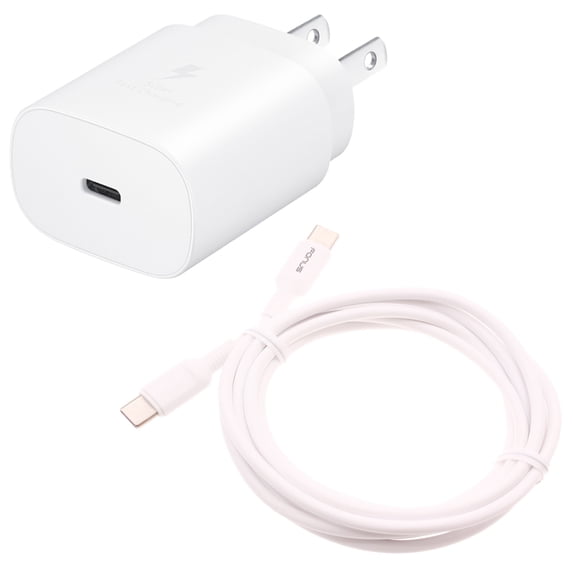 PD Type-C 25W Fast Home Charger for Motorola Moto G Power 5G (2023)/5G Stylus (2023), Edge Plus (2023) Phone - 10ft USB-C Cable Quick Power Adapter K3V