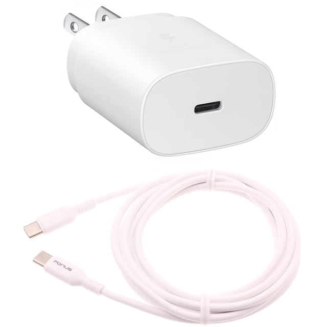 18W Fast Home Charger for Samsung Galaxy Tab S9 FE/Plus - PD Type-C 6ft 18W Fast Home Charger for Samsung Galaxy Tab S9 FE/Plus - PD Type-C 6ft
