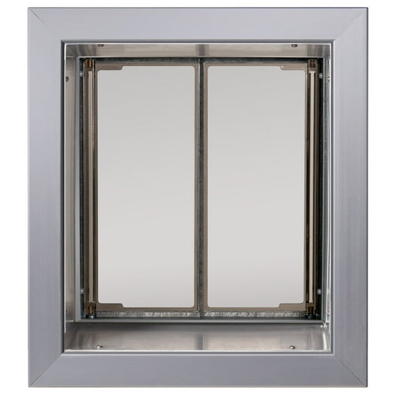 PD USA INC PlexiDor Performance Pet Door Medium Wall Mount Silver