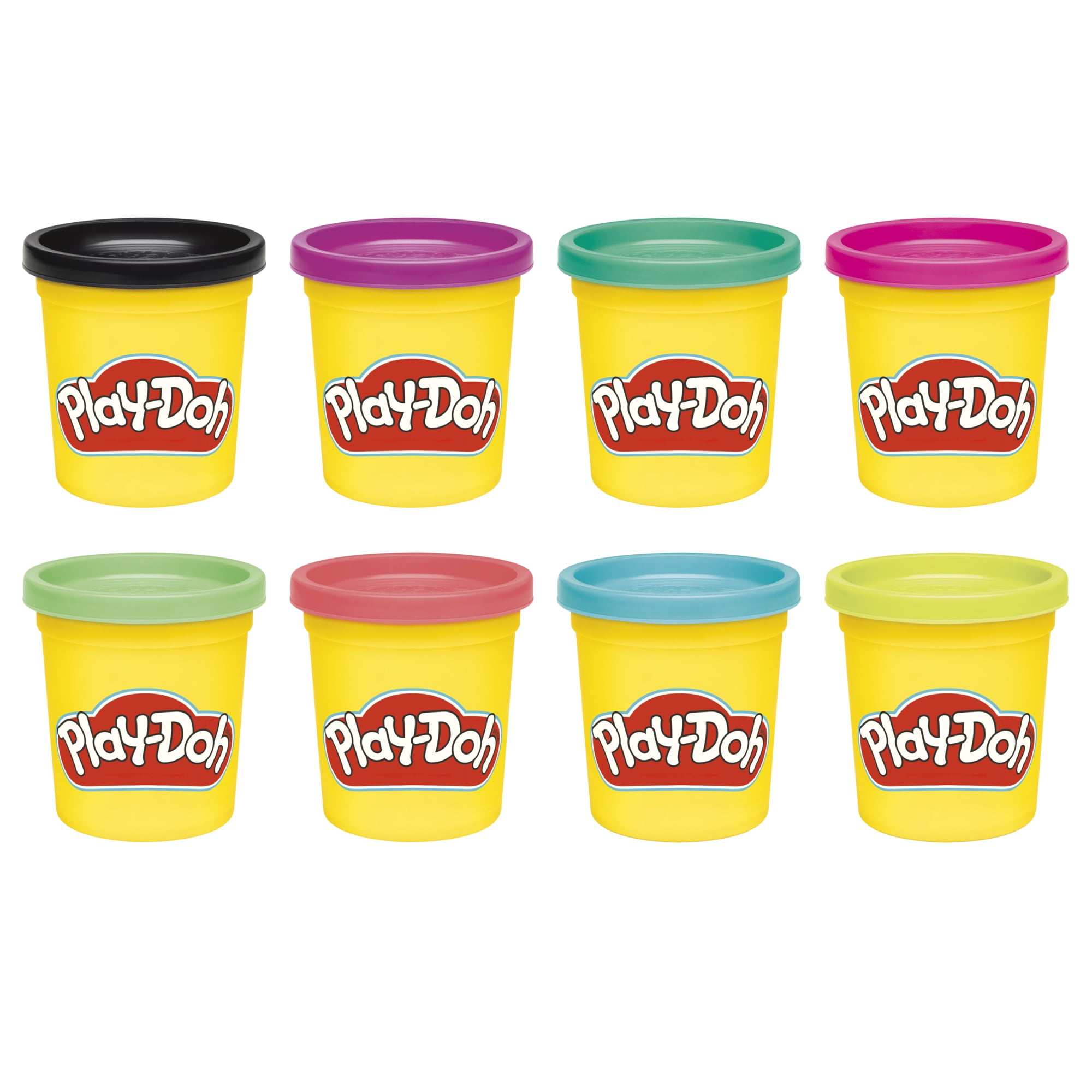 Play-Doh 8 Pack Vibrant Colors, 3 Ounce Cans, Arts & Crafts for Kids 2+