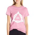 thumbnail image 1 of PD (ytb) Theta-Delta Therian Symbol WHITE T-shirt summer clothes tops Women‘s clothing, 1 of 7