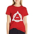 thumbnail image 1 of PD (ytb) Theta-Delta Therian Symbol WHITE T-shirt summer clothes tops Women‘s clothing, 1 of 7