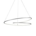 thumbnail image 1 of PD11132-AS-Kuzco Lighting-Twist - 59W LED Pendant-7.88 Inches Tall and 32 Inches Wide-Antique Silver Finish, 1 of 7
