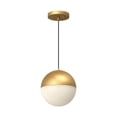 thumbnail image 1 of PD11708-BG-Kuzco Lighting-Monae - 17W LED Pendant-7.88 Inches Tall and 7.88 Inches Wide-Brushed Gold Finish    -Traditional Installation, 1 of 2