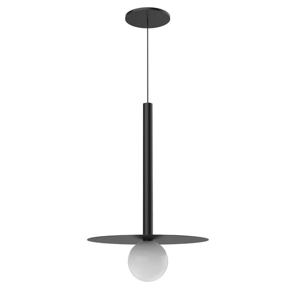 PD15519-BK-Kuzco Lighting-Elixir - 8W LED Pendant-17.75 Inches Tall and 11.88 Inches Wide-Black Finish