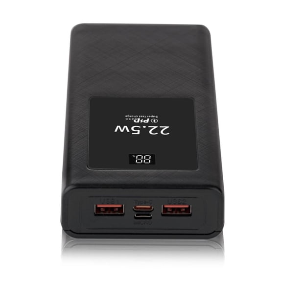 PD22.5W Polymers Charging Case Mobile Power Supply Enclosure Case Led Display Aluminum Alloy Shell