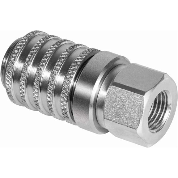 PD242 Series PD Steel Test Port and Diagnostic Equipment Quick Coupler w/ Female