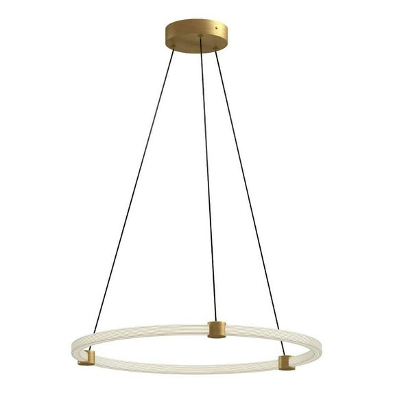 PD24724-BG-Kuzco Lighting-Bruni - 31W LED Pendant-1.38 Inches Tall and 24.5 Inches Wide-Brushed Gold Finish