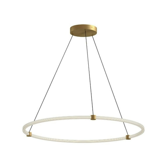 PD24748-BG-Kuzco Lighting-Bruni - 57W LED Pendant-1.38 Inches Tall and 40.38 Inches Wide-Brushed Gold Finish