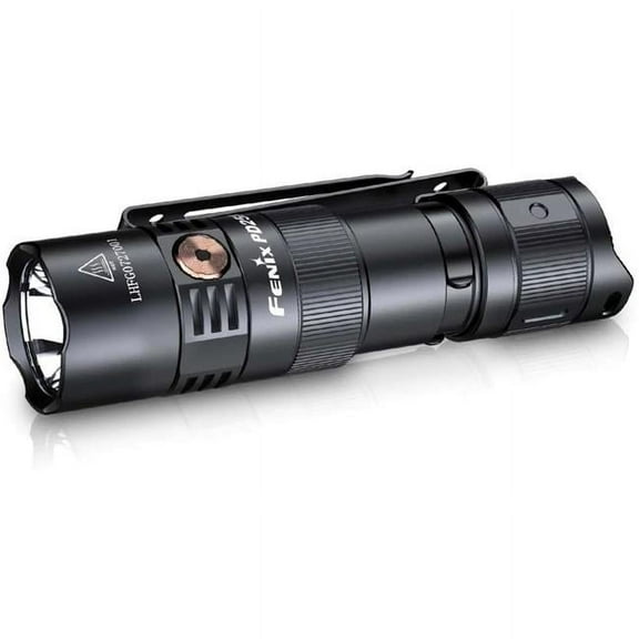 PD25R Rechargeable EDC Flashlight, Black