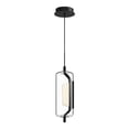 thumbnail image 1 of PD28515-BK-Kuzco Lighting-Hilo - 11W LED Pendant-19.25 Inches Tall and 4.75 Inches Wide-Black Finish, 1 of 1