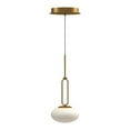 thumbnail image 1 of PD29806-BG-Kuzco Lighting-Tavira - 11W LED Pendant-14 Inches Tall and 6 Inches Wide-Brushed Gold Finish, 1 of 1