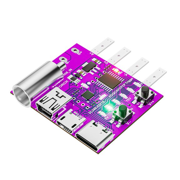 PD3.1 Fast Charge Test Adapter Board with Voltage Trigger for QC AFC FCP Protocols, 5V to 28V Power Supply Tester for Aging and Quality Identification