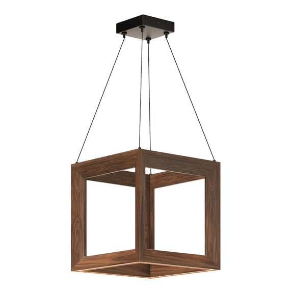 PD32901-WT-Kuzco Lighting-Morina - 20W LED Pendant-12.5 Inches Tall and 12 Inches Wide-Walnut Finish