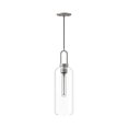 thumbnail image 1 of PD401606BNCL-Alora Lighting-Soji - 1 Light Pendant-20.75 Inches Tall and 6 Inches Wide-Brushed Nickel Finish-Clear Glass Color   -Traditional, 1 of 5