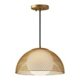 thumbnail image 1 of PD402513GDOP-Alora Lighting-Haven - 1 Light Pendant-8 Inches Tall and 12.63 Inches Wide-Gold Finish, 1 of 2