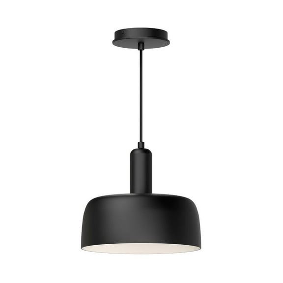 PD427710MB-Alora Lighting-Adriano - 1 Light Pendant-9.5 Inches Tall and 10.5 Inches Wide-Matte Black Finish    -Traditional Installation