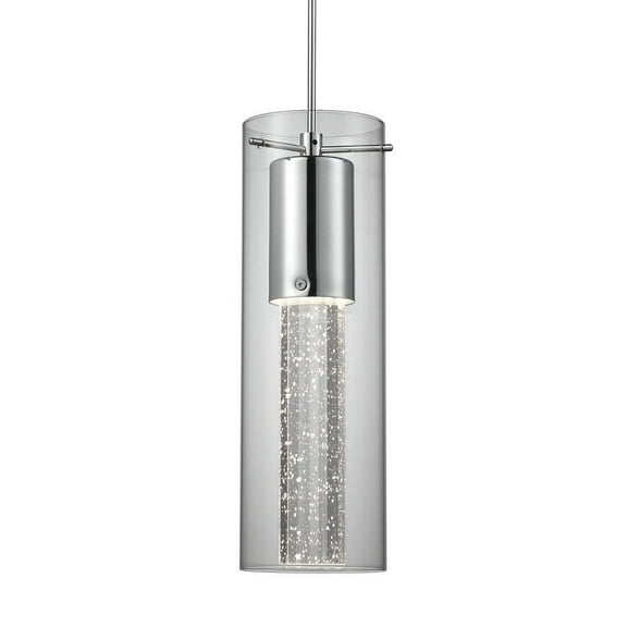 PD4401-CH-Kuzco Lighting-Champagne - 9W LED Pendant-11.75 Inches Tall and 3.75 Inches Wide     -Traditional Installation