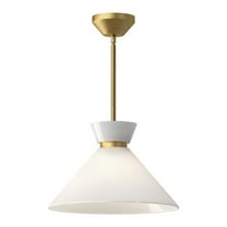 PD470514BGGO-Alora Lighting-Halston - 1 Light Pendant-9 Inches Tall and 14.13 Inches Wide-Brushed Gold Finish