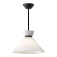 thumbnail image 1 of PD470514MBGO-Alora Lighting-Halston - 1 Light Pendant-9 Inches Tall and 14.13 Inches Wide-Matte Black Finish, 1 of 2