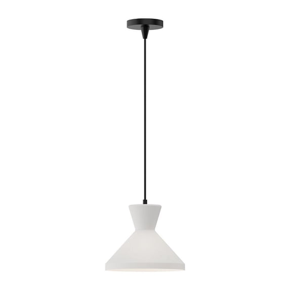 PD473710MBOP-Alora Lighting-Betty - 1 Light Pendant-9.13 Inches Tall and 10.25 Inches Wide-Matte Black Finish -Traditional Installation