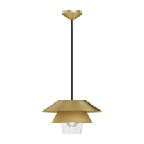 PD475113BGCL-Alora Lighting-Tetsu - 1 Light Pendant-7.5 Inches Tall and 13.5 Inches Wide-Brushed Gold Finish