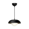 thumbnail image 1 of PD522011MBOP-Alora Lighting-Rubio - 1 Light Pendant-6.38 Inches Tall and 10.88 Inches Wide-Matte Black Finish    -Traditional Installation, 1 of 2