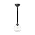 thumbnail image 1 of PD524006MBCL-Alora Lighting-Hazel - 1 Light Pendant-8.38 Inches Tall and 6.63 Inches Wide-Matte Black Finish-Clear Glass Color, 1 of 5