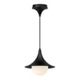 thumbnail image 1 of PD525009MBOP-Alora Lighting-Fuji - 1 Light Pendant-8.63 Inches Tall and 9.5 Inches Wide-Matte Black Finish    -Traditional Installation, 1 of 2