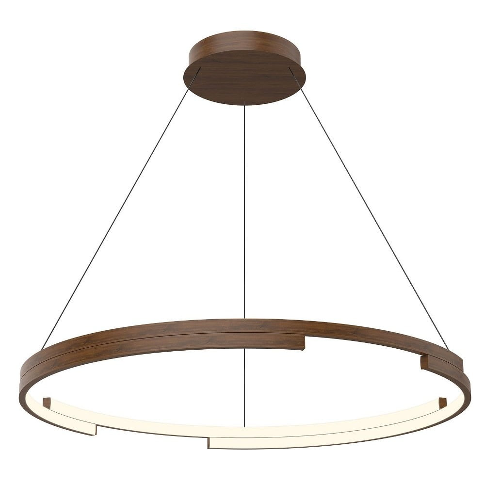 Anello Minor 32" Brushed Nickel LED Pendant Light