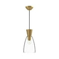 thumbnail image 1 of PD534007BGCL-Alora Lighting-Arlo - 1 Light Pendant-14 Inches Tall and 7 Inches Wide-Brushed Gold Finish    -Traditional Installation, 1 of 2