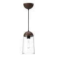 thumbnail image 1 of PD542207MBWT-Alora Lighting-Emil - 1 Light Pendant-11.5 Inches Tall and 6 Inches Wide-Matte Black/Walnut Finish    -Traditional Installation, 1 of 3