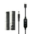 thumbnail image 1 of PD5V-20V USB C to DC5525 5.5X2.5MM Power Charging Cable PD100W for Cameras, 1 of 8
