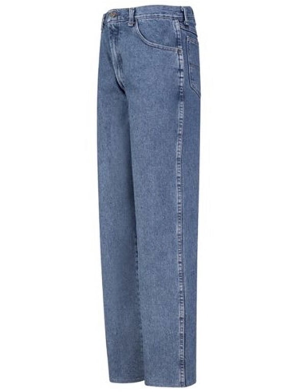 PD60 Men's Relaxed Fit Jean Stonewash 35W x Unhemmed