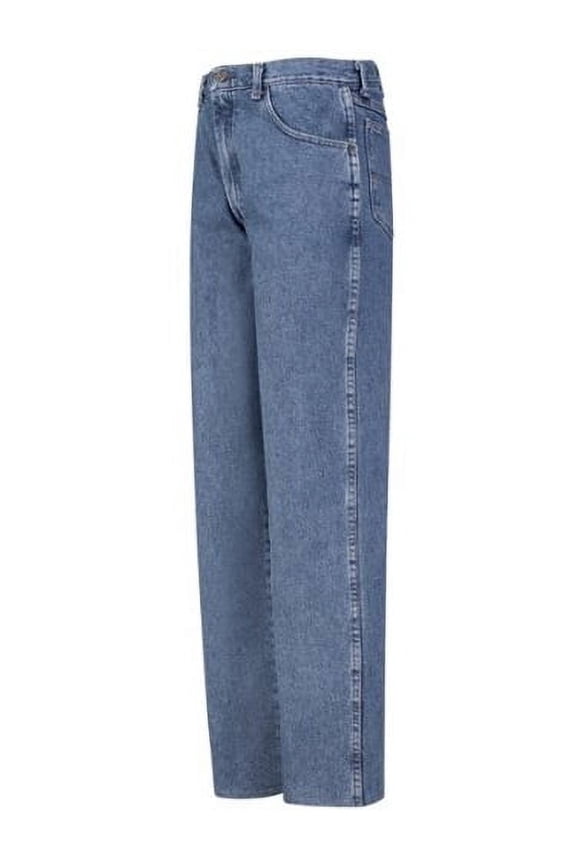 PD60 Men's Relaxed Fit Jean Stonewash 46W x Unhemmed