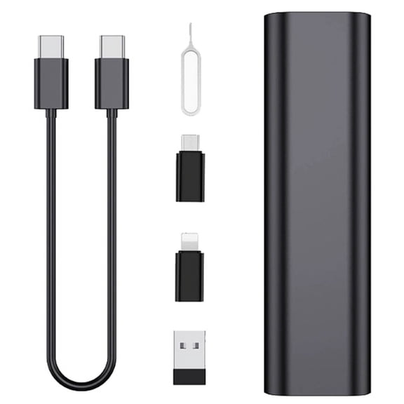 PD60W USB C to Type C Cable Fast Charging Travel Multi Functional USB Adapter SD Card Storage Box