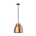 thumbnail image 1 of PD62012-BK/CP-Kuzco Lighting-Trinity - 21W LED Pendant-10.88 Inches Tall and 11.38 Inches Wide-Black Finish-Copper Glass Color, 1 of 1