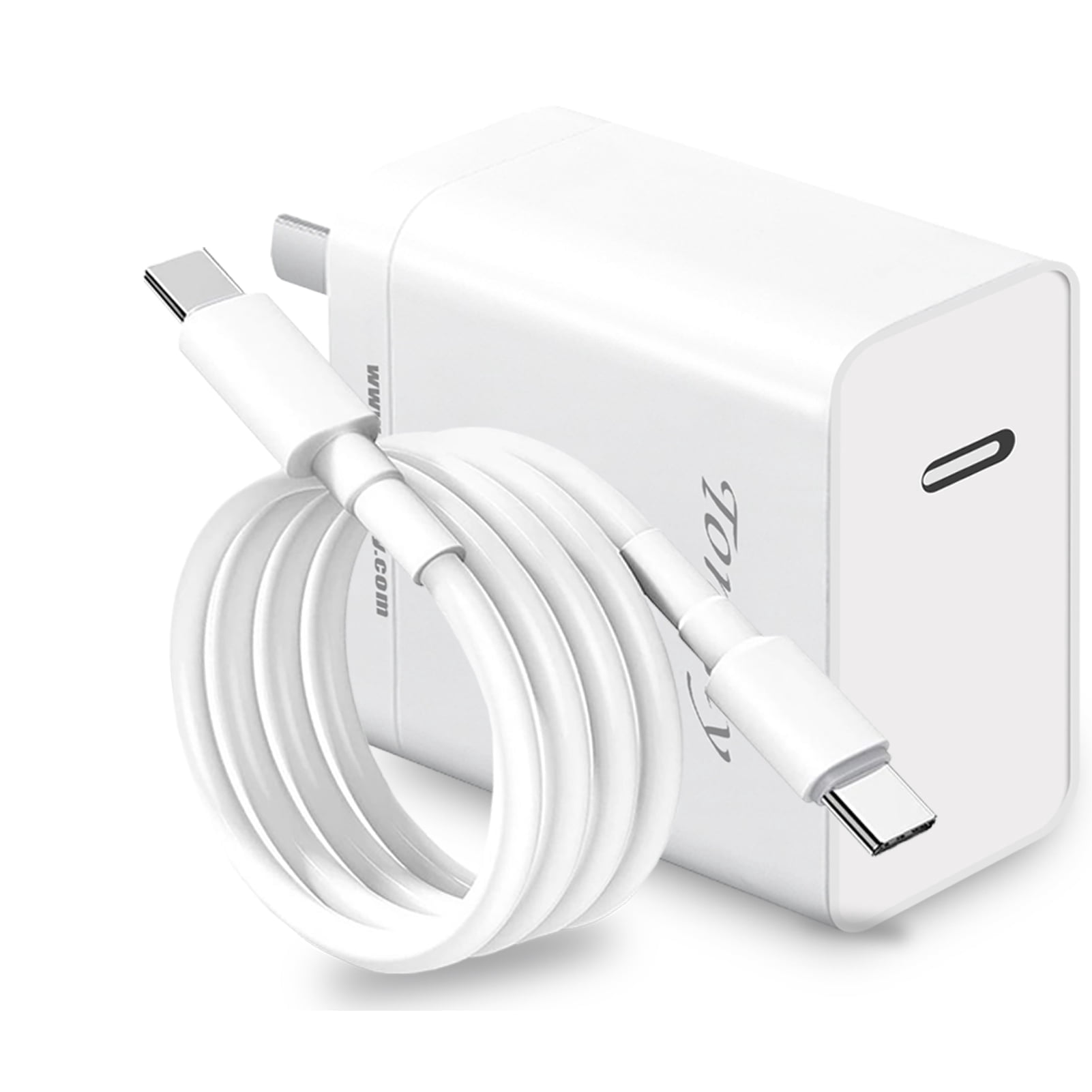 PD65W USB C charger with cable 2m for APPLE iPhone 17 16 15 macbook iPad iPods watch wall charger PPS for Samsung S25 tablet laptop travel adapter SuperVooc fast charger for OnePlus OPPO Realme