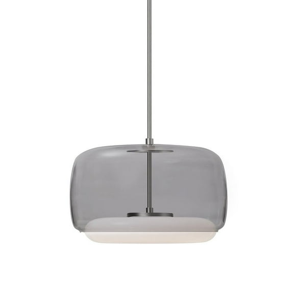 PD70615-SM/BN-Kuzco Lighting-Enkel - 39W LED Pendant-10.25 Inches Tall and 15 Inches Wide-Brushed Nickel Finish