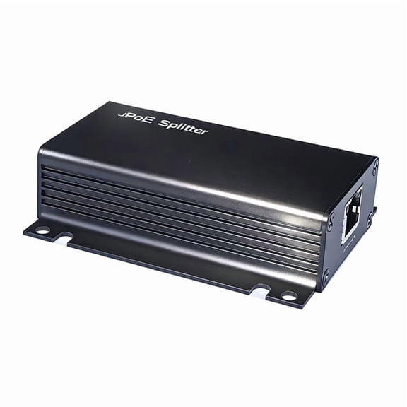 PD72A Industrial POE Splitter 2.5G 72W, 100/1000M, 802.3x At/Af/Bt, 24V Output, IP40, Wall/DIN Rail Mount