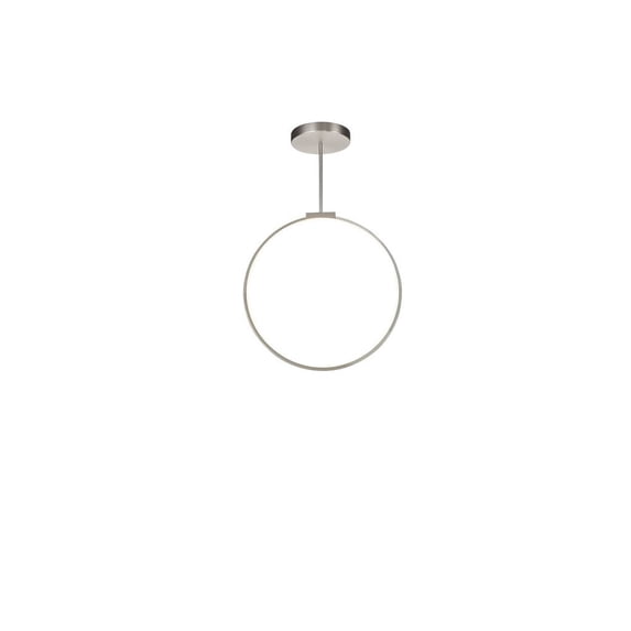 PD82524-BN-Kuzco Lighting-Cirque - 36W LED Pendant-24 Inches Tall and 0.75 Inches Wide-Brushed Nickel Finish