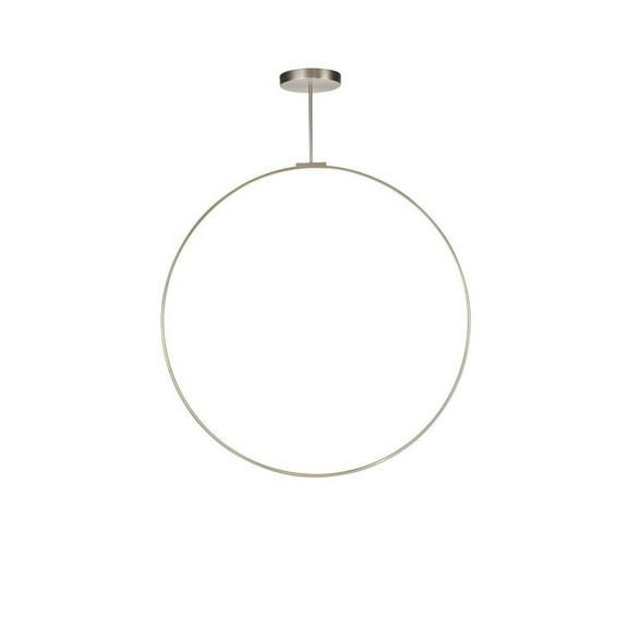 PD82548-BN-Kuzco Lighting-Cirque - 56W LED Pendant-48 Inches Tall and 0.75 Inches Wide-Brushed Nickel Finish