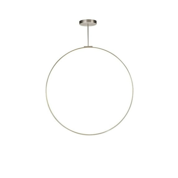 PD82548-BN-Kuzco Lighting-Cirque - 56W LED Pendant-48 Inches Tall and 0.75 Inches Wide-Brushed Nickel Finish