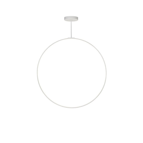PD82548-WH-Kuzco Lighting-Cirque - 56W LED Pendant-48 Inches Tall and 0.75 Inches Wide-White Finish
