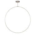 thumbnail image 1 of PD82572-BN-Kuzco Lighting-Cirque - 94W LED Pendant-72 Inches Tall and 0.75 Inches Wide-Brushed Nickel Finish, 1 of 7